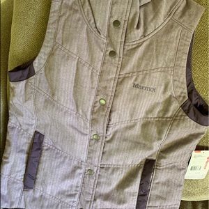 NWT Marmot semi-down vest